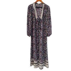Baevely Boho Floral Kimono Duster Coverup